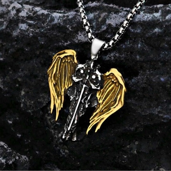 Archangel Michael Celtic Cross Saint Religious Catholic Protection Medal Pendant - Picture 13 of 15